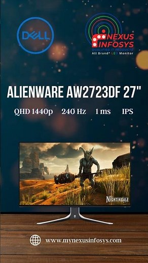 Alienware AW2723DF 27-Inch QHD Gaming Monitor | 280Hz Overclock & HDMI 144Hz Performance Review