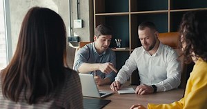 Team Discussion Sharing Opinions and Building Consensus in the Workplace