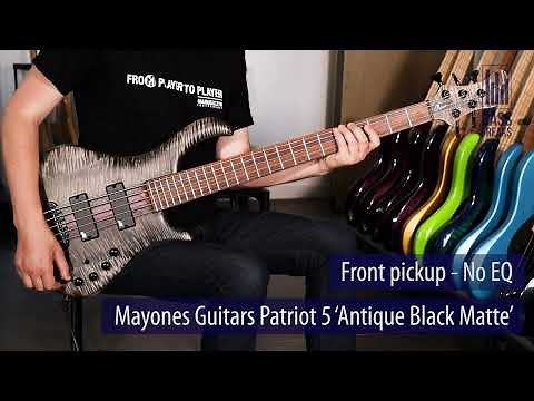 Mayones Guitars Patriot 5 Live Demo - BassFreaks.net
