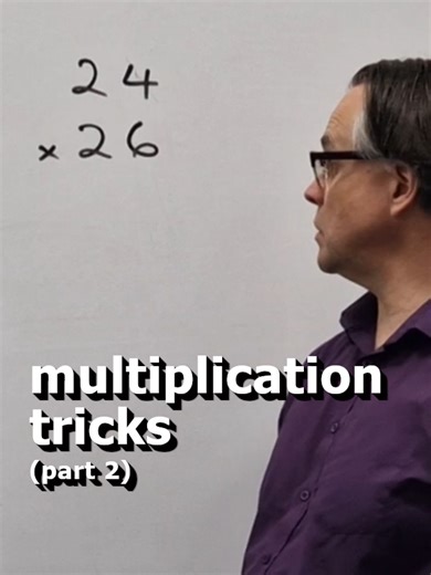 Multiplication tricks (part 2) #maths #math #gcsemathsrevision #basicmathskills #basicmath #basicmaths #mathshack #mymathshack #mathstrick