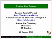 Creating user account in English