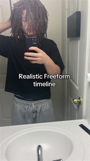 Realistic Freeform dreads timeline | freeforms