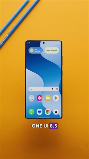 Versus.com on Instagram: "One UI 8.5 lets you fully customize your control center, so chaotic layouts welcome! iOS vibes, but with more options. What do you think? #oneui85 #apple #android #ios26"
