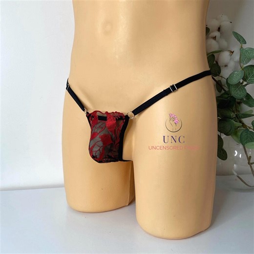 Sissy Pouch Thong Micro Extreme Bikini, Men's Lace Micro G String, Male Thong, G-thong Panties for Sissy, Panties Pouch - Etsy