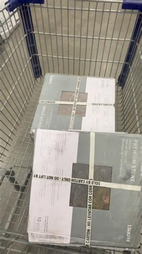 Slate pick up late night at Lowe’s #construction