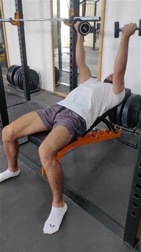 Chest Incline Dumbbell Reverse Grip Press