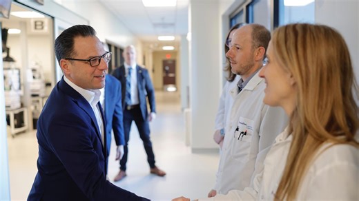 Shapiro celebrates $147M expansion of Lancaster County pharmaceutical testing lab