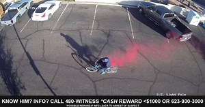 VIDEO: Dye explodes on Glendale bank robbery suspect during getaway