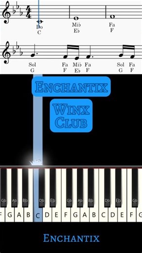 Enchantix - Winx Club (Piano Cover) ✨🦋 #Shorts
