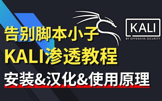 告别脚本小子！kali渗透测试教程。全程干货无废话，从脚本工具到代码原理