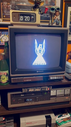 What movie do you think of when you see and hear the Tri-Star Pictures bumper on the telly? … it’s Iron Eagle for me tonight! #tristarpictures #ironeagle #vhsaesthetic #80stv #nostalgia | That_80s_Dude