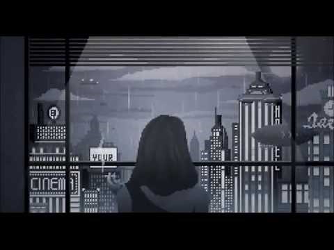 PIXEL ART - RAIN Animation Gifs 2