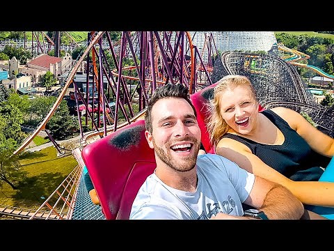 Visiting Six Flags Great America Amusement Park | TONS Of Roller Coasters | A Day Full Of Thrills!