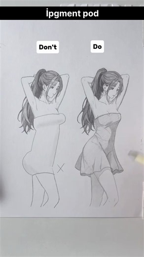 DON’T vs DO ✏️ How to Draw a Female Body Better