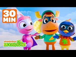 Super Hero Uniqua vs. Villain Tyrone & Pablo Songs! | 30 Minutes | The Backyardigans