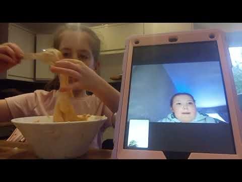 Making slime backwards with Elsie