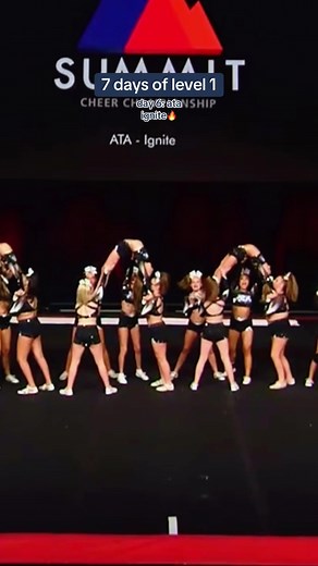 Level 1 Cheer Stunts Showcase at Cheer Summit