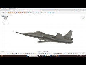X 29 Jet Part 2 CAD modeling the Crazy Forward Swept Wing Design