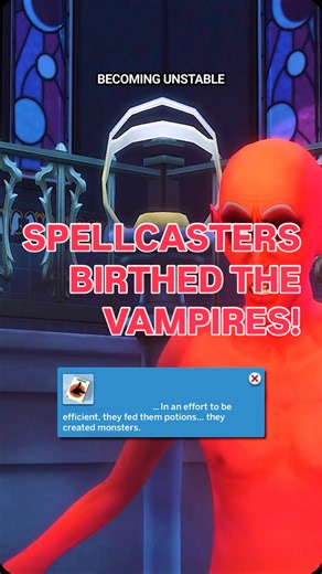 Did you know spellcasters accidentally made vampires?! And started centuries of conflict! #sims4 #thesims4 #thesims #sims #explore #simstagram #simstagrammer #sims4game #simsta #ts4 #sims4gameplay #mynameisgonz #gonz | Mynameisgonz