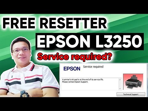 Service required! Epson L3250 || Free Resetter