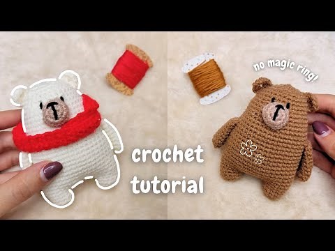 How To Crochet Teddy Bear🐻Amigurumi Tutorial - How To Crochet A Plushie