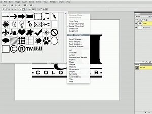 Photoshop -  Custom shapes tutorial