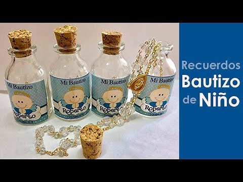 recuerdos bautizo niño