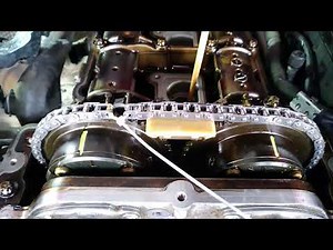 Mercedes Kompressor c180 timing chain install...