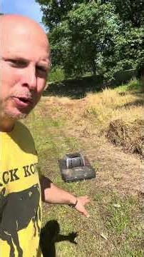 Tall Grass and Wet Areas with Lymow One Plus #lawncare #grass #roboticmower
