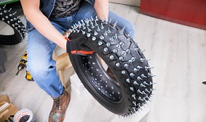 3.4M views · 5.8K reactions | Modifying motorcycle tire with spikes. What an experiment! | 5-Minute Crafts | Facebook