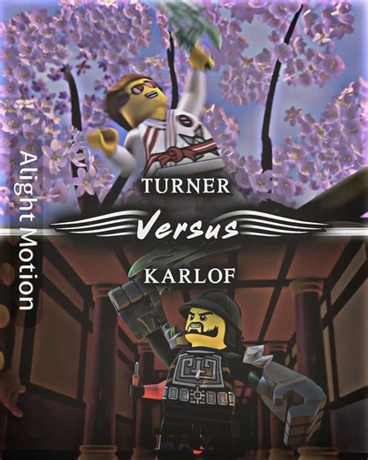 Karlof vs turner | Ninjago edit | #shortsfeed #ninjagoedits #vs #crystalized
