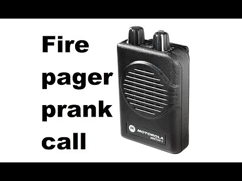 Firefighter Minitor Pager Prank Call - Fake House fire call