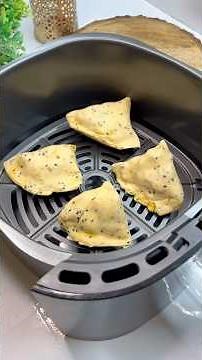 Samosa in AirFryer✨ #airfryerrecipes #airfryer #samosa #zerooil #diwalisnacks