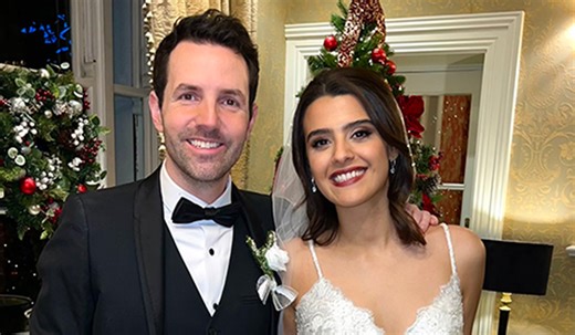 RTÉ star Colm Flynn marries fiancée in Christmas wedding