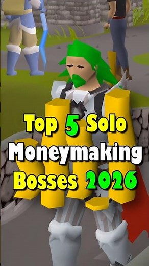 Top 5 Moneymaking Bosses in OSRS📈