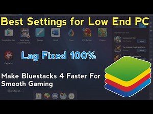 ❌Bluestacks 4 Best Setting For Low end PC | Make Bluestacks 4 Faster in Windows 10