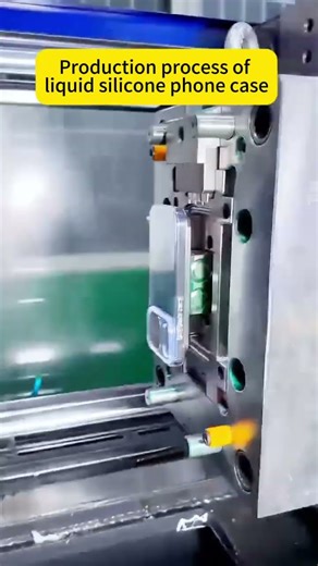 Production process of liquid silicone rubber mobile phone case injection mold #factoryproducts #case