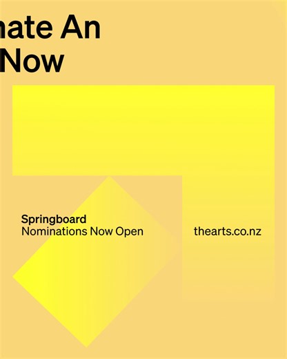 Springboard 2026 nominations are now open! 🚀 Know an early-career artist with bold ideas and unstoppable creative energy? This is their moment. Each Springboard artist receives a $15,000 gift and a year of mentoring with one of New Zealand’s leading creatives to build a pathway to a sustainable arts career. We’re looking for artists who’ve begun sharing their work with the world, are honing their voice, and are ready to take that next giant leap. (Just remember – artists can’t nominate themselv