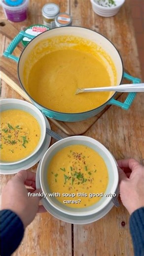 Creamy Curried Carrot & Celery Soup