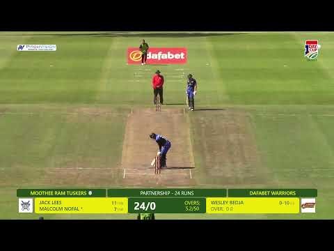 Dafabet Warriors vs Moothee Ram Tuskers - CSA 1Day Cup Division 1 2025/26