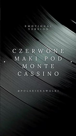 Czerwone maki pod Monte Cassino... #polska #hymn #emocje