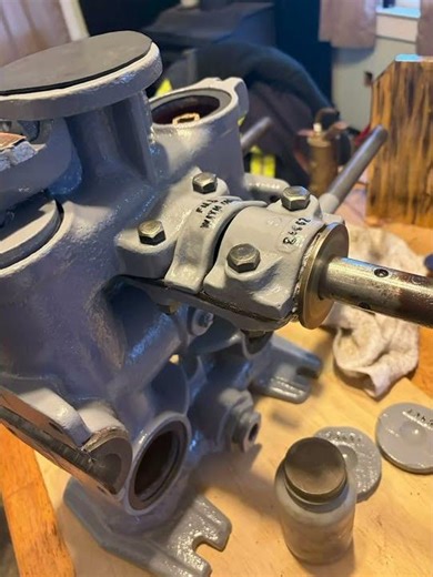 Goulds pyramid pump restoration, final assembly. #antique #hitandmissengine #waterpump #antiquepower
