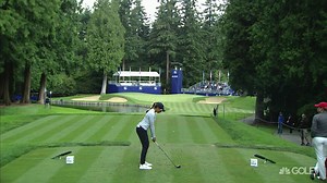 Cheyenne Woods has been moving up the leaderboard today thanks to shots like this.... | KPMG Women's PGA Championship