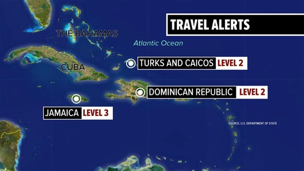 US issuing travel advisories for spring break