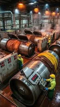 How Cow Skin Becomes Luxury Leather 😱 | Inside Leather Factories #factoryprocess