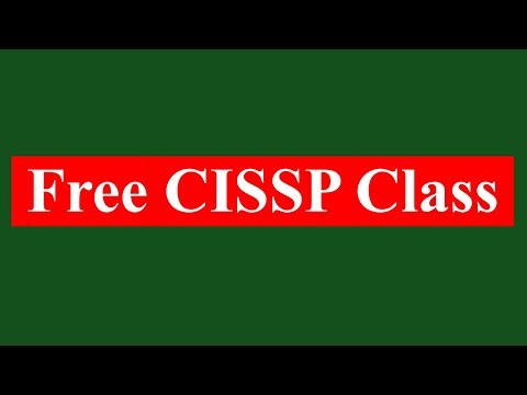 Free CISSP Class – Must Register For Certificate