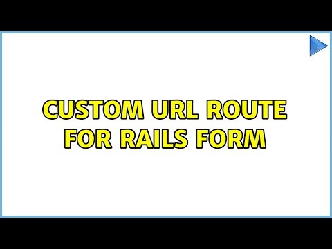 Custom url route for rails form