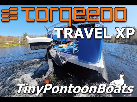 TinyPontoonBoats.com Torqeedo Travel XP unboxing, first ride, and impressions. This is THE review!