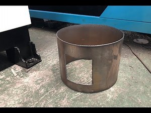 How to use a plasma cutter to cut circular tubing