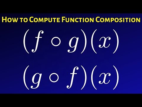 Learn How to Compute Function Compositions f o g and g o f